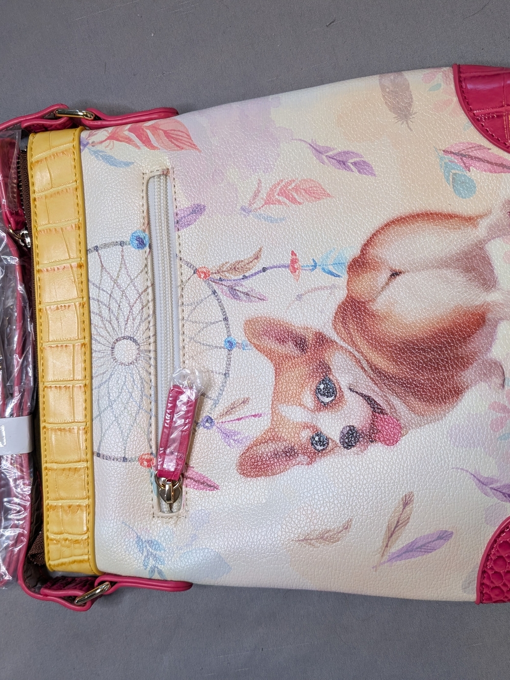 Brentano Boho Fiona Corgi Purse Crossbody NWT - Picture 2 of 4